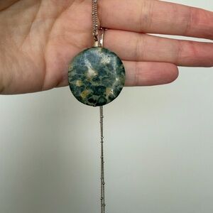 Green Pendant Necklace